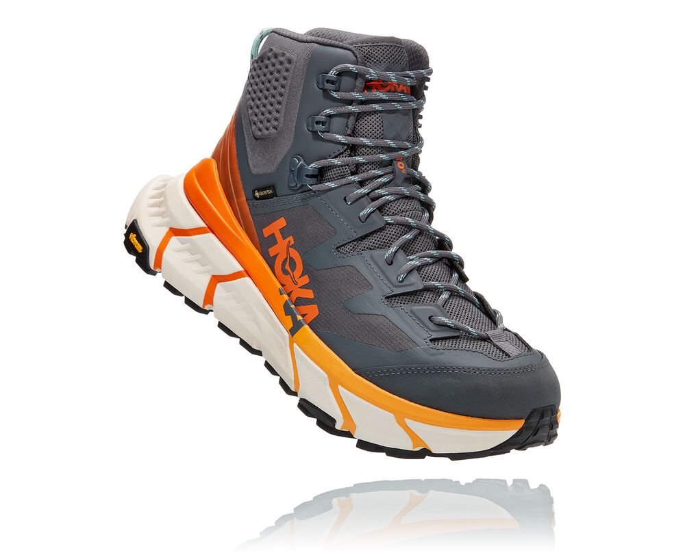 Hoka One One TenNine Hike GORE-TEX Stabilitet skor Herr MörkGrå/Orange - SE-7140692